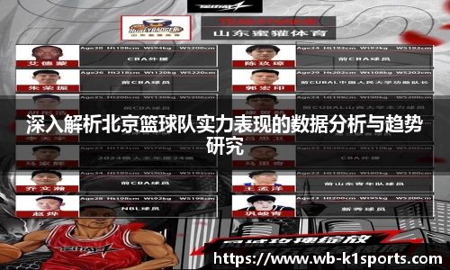 深入解析北京篮球队实力表现的数据分析与趋势研究